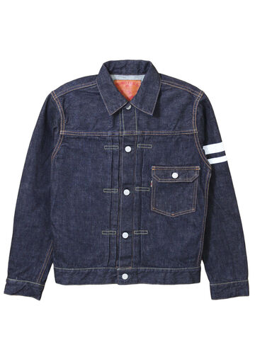 Momotaro Jeans 1105SP 15.7oz 1st Type Cinch Back Jacket,, small image number 0