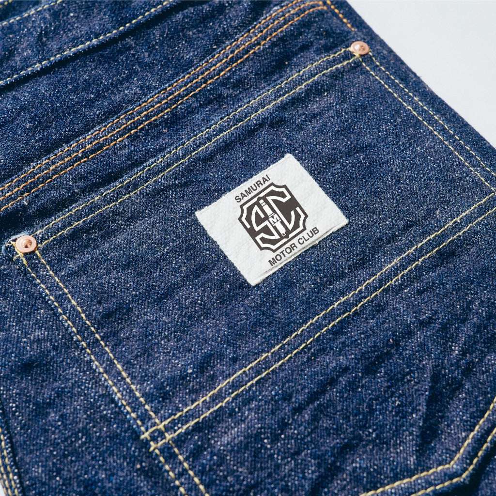 DENIMIO | SM410DBN Samurai Automobile Club 17oz Double Knee Work Pants