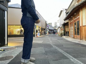 GZ-13LST-C01 13OZ Loose Straight Jeans D.ID-One Washed-30,, small image number 16