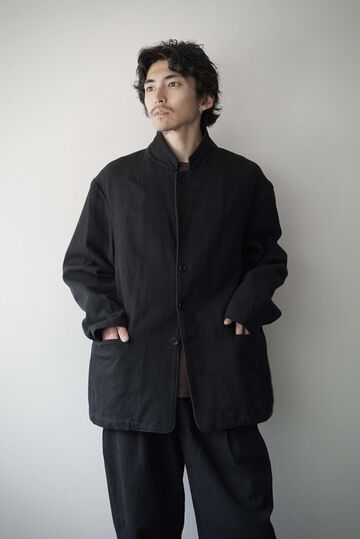 245JK05 Lite Sashiko / Classic Jacket,BLACK, small image number 2