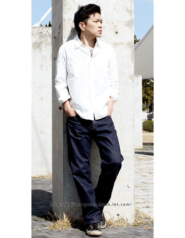 KOJIMA GENES rnb102w 15oz Selvedge wide denim,, small image number 3