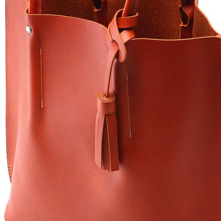 PAILOT RIVER PR-LIFE (REDMOON) Tote Bag PR-LIFE (Oil Leather Black
 Oil Leather Red Brown
 Oil Leather Dark Brown
 Oil Leather Camel Brown),OIL LEATHER DARK BROWN, medium image number 4