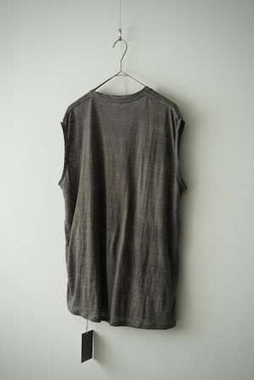 CAP709CS16 Feather Linen Jersey / Loosey Tank_Top-Ⅱ (SMOKE GRAY),GRAY, small image number 2