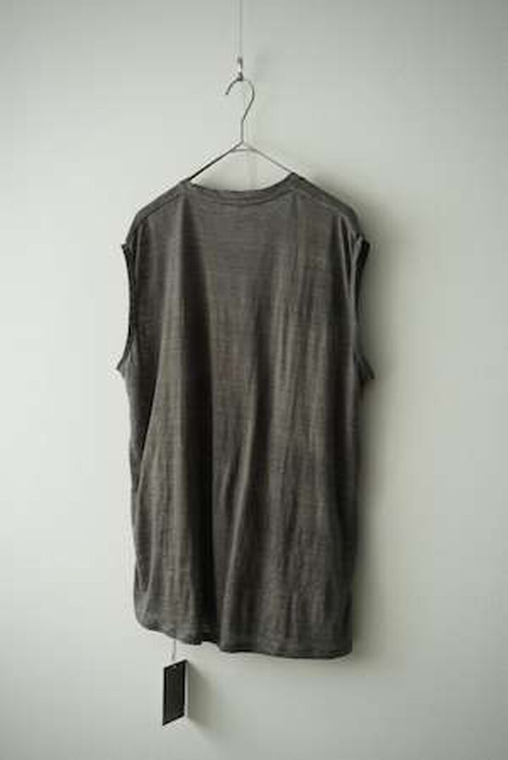 CAP709CS16 Feather Linen Jersey / Loosey Tank_Top-Ⅱ (SMOKE GRAY),GRAY, medium image number 2