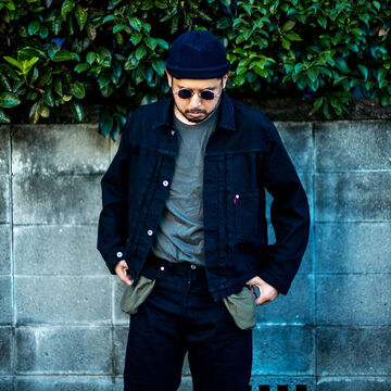 S40's Jacket Black&amp;Black-One Wash-36,, small image number 5