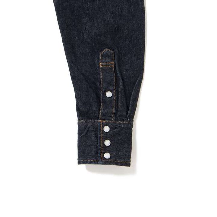 D5571 14oz denim western shirt,, medium image number 5