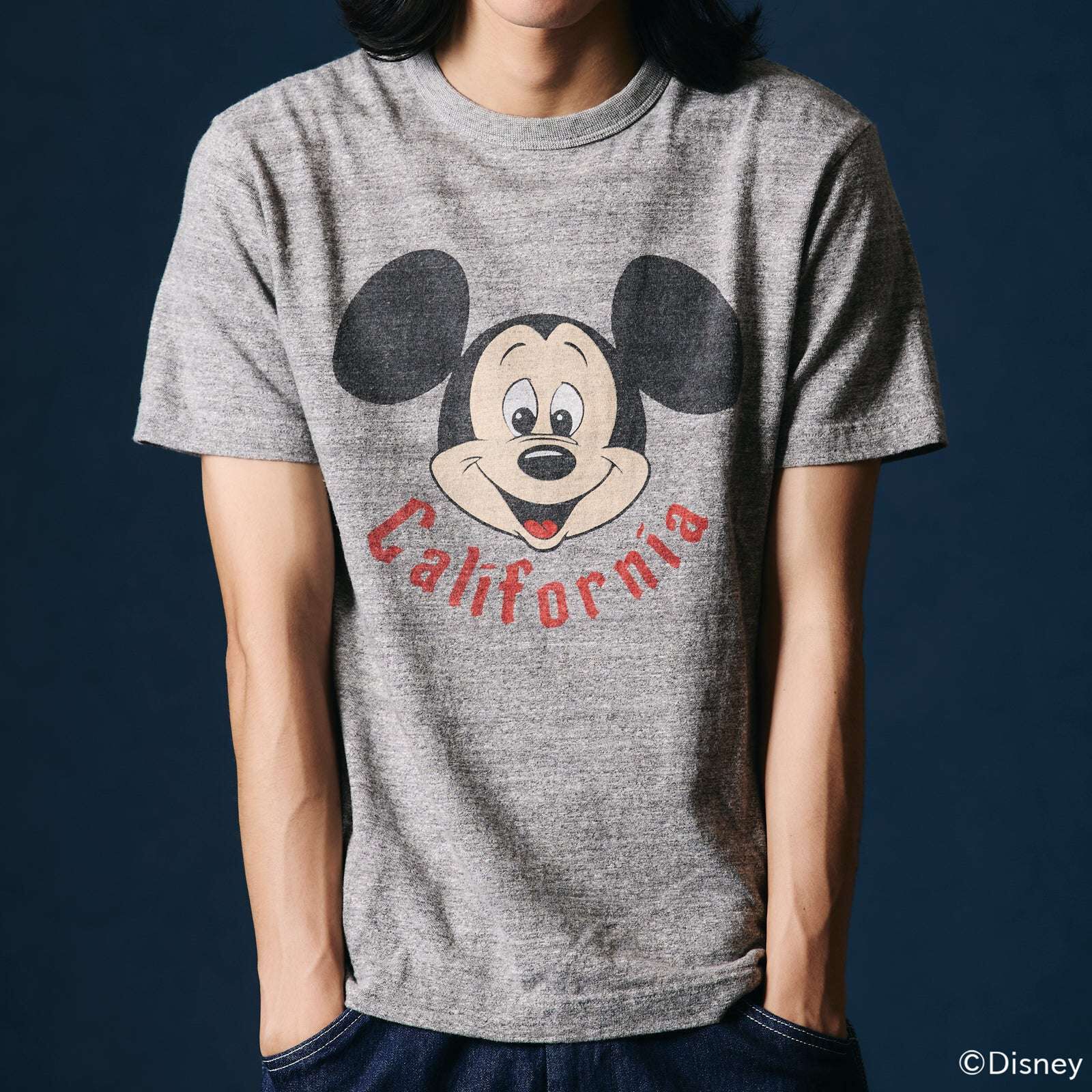 DENIMIO | BR-26183 TSURI-AMI MICKEY TEE 【Special Item】