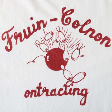 BR-25234 Slub Cotton Ringer S/S Print T-shirt【BOWL】,WHITE, small image number 7