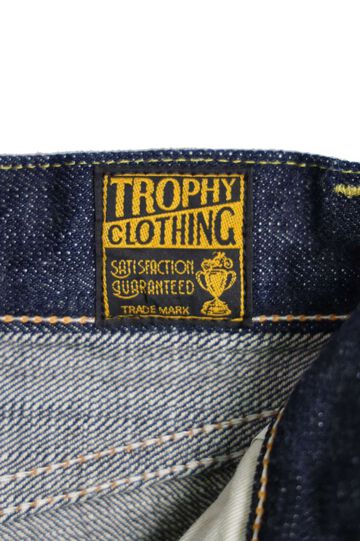TRPDM1605 14.5oz TROPHY CLOTHING × Denimio COLLAB DIRT DENIM REGULAR STRAIGHT,, small image number 3