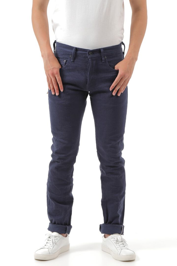 ONI-612-NVNV 12oz Navy warp and weft, Selvedge Denim Relax Tapered,, medium