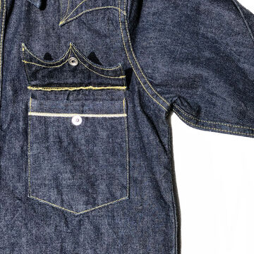 SWDL01 10oz Denim Western Shirts-XXXXL,, small image number 3