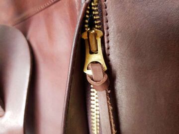 VS-205L LEATHER ROLL TOP Back pack (BROWN),, small image number 7