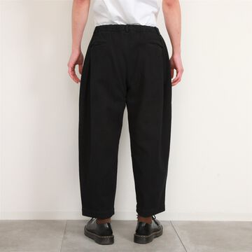 182PT02 Sashiko W-Tuck Pants（BLACK）-BLACK-S,BLACK, small image number 2