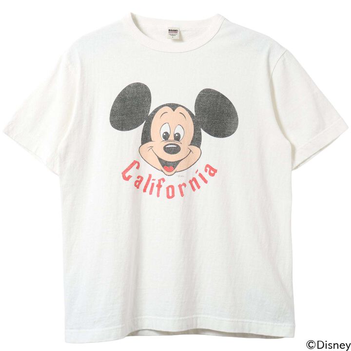 BR-26183 TSURI-AMI MICKEY TEE 【Special Item】,WHITE, medium image number 1