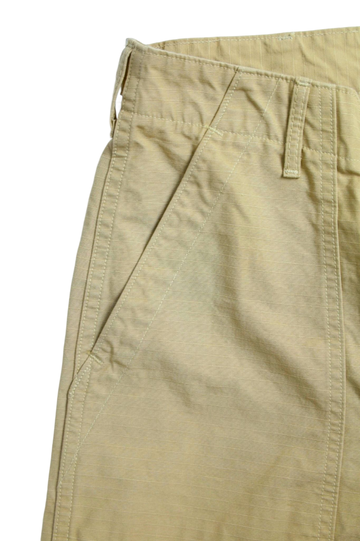 01-5002 US ARMY FATIGUE PANTS RIP STOP (REGULAR FIT) 67BEIGE-One Washed-3,, small image number 3