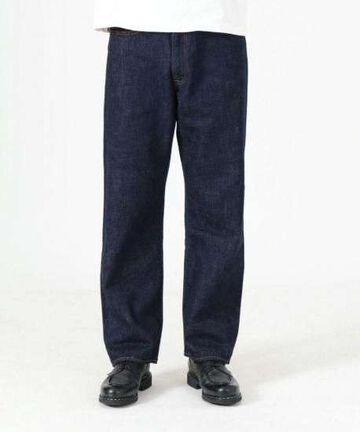 J504 CIRCLE  12.5oz African cotton vintage Selvedge Loose Straight (One washed),, small image number 0