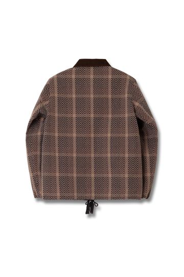 4618 Kakishibu Noragi Sashiko Coach Jacket,KAKISHIBU, small image number 1