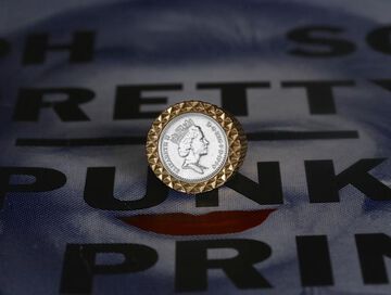 17AAS-202GD Diamond Cut Coin Ring -Gold-,, small image number 0