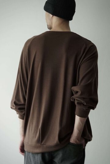 【CAPERTICA】CAP708CS28 Super140s Washable Wool MW_Jersey / Wool Sweat ver2025,BLACK, small image number 15