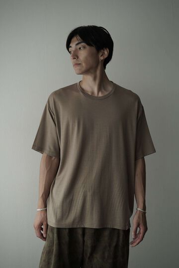 【CAPERTICA】CAP708CS02 Super140s Washable Wool Jersey / S140 Wool Tee,MIDNIGHT, small image number 5