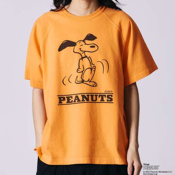 BR-25266 H/W RAGLAN "SNOOPY" T (3COLORS),ORANGE, small image number 0