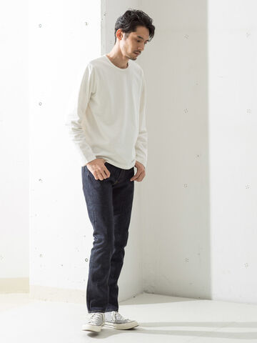 D021D-1501-002 Slim STR XX type2-OneWash- / Slim One Washed denim,, small image number 11