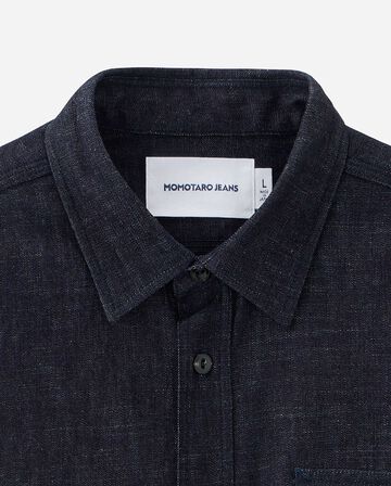 MMLS1000 8oz TRIPLE STITCH LONG SLEEVE DENIM SHIRT,INDIGO, small image number 2