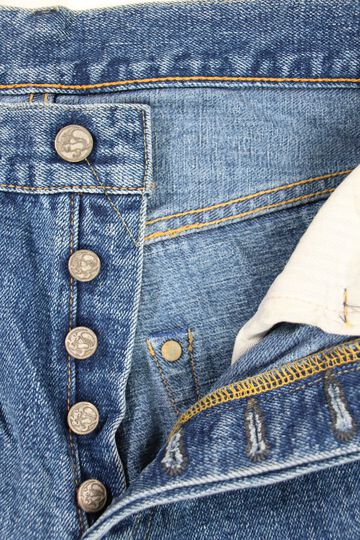 YU9983STHT 16.5oz Natural Indigo "Yurai" Stone Wash High Rise Tapered Jeans-One Washed-28,, small image number 10