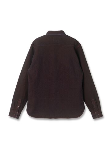 【Pre-Order】5755 13oz Bengara-dyed Sashiko Shirts,RED, small image number 1