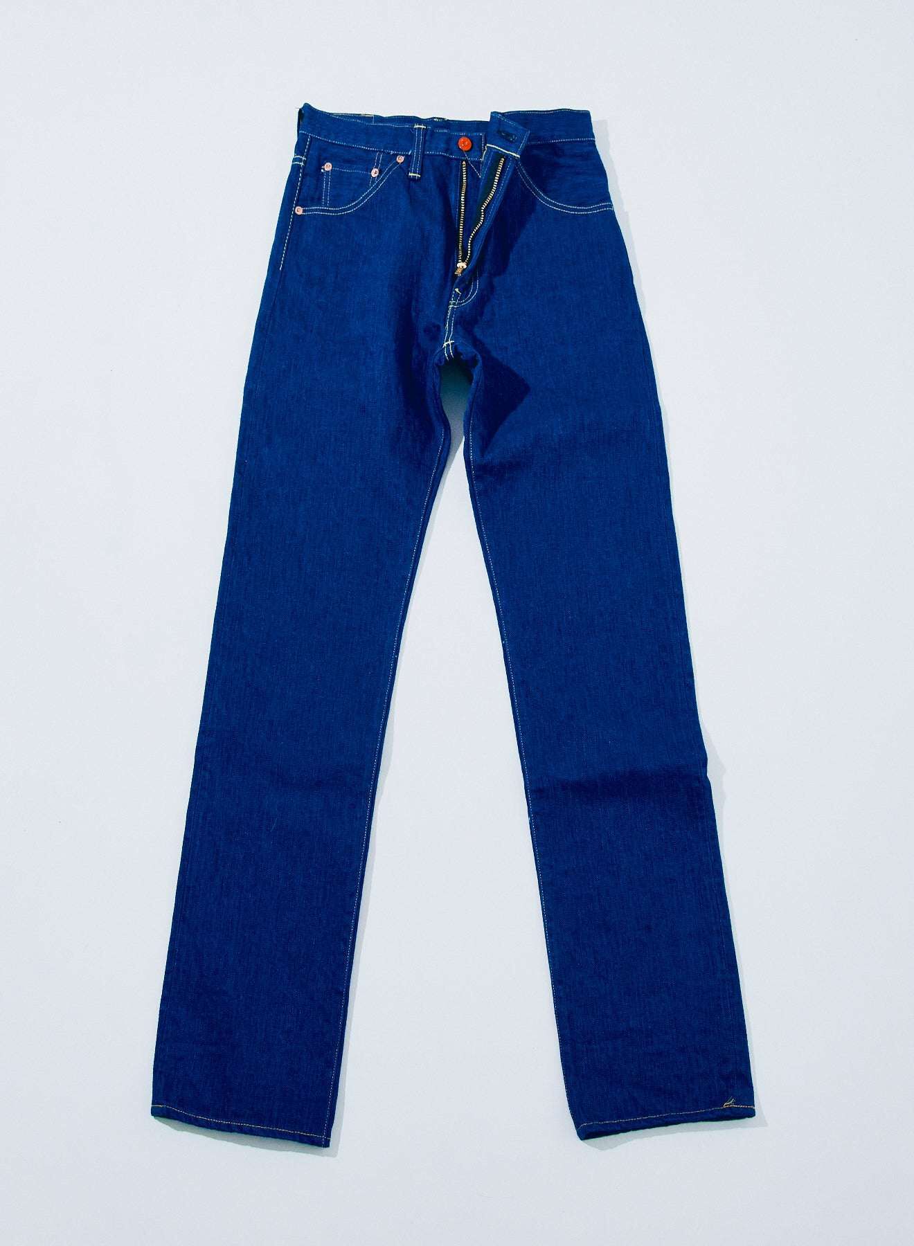 DENIMIO | S6100XX15oz-SH 15oz Seigaiha Slim Straight Zipper model