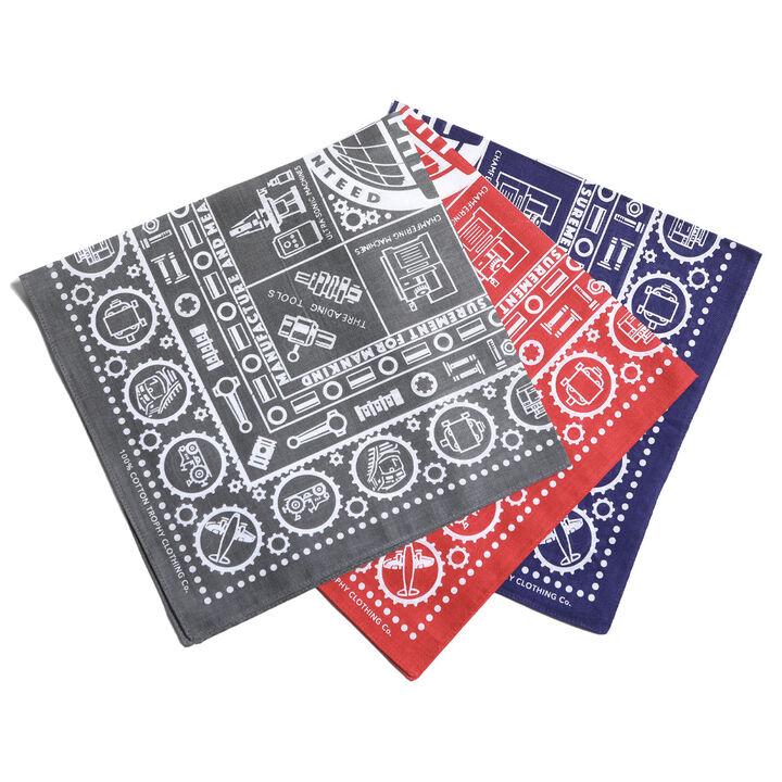 TR24SS-801 Craftsman Bandana,RED, medium image number 0