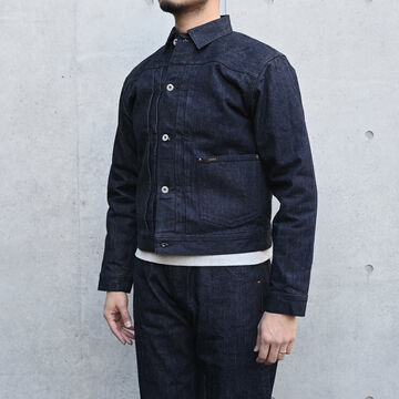 2705 15oz Button Jacket Garage Denim Dark Indigo,, small image number 2