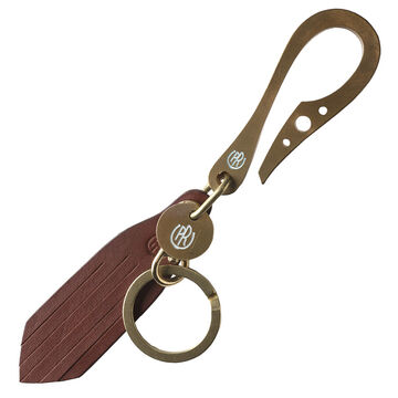 PAILOT RIVER PR-KHGN-B (REDMOON) Key Holder PR-KHGN (Oil Leather Black, Oil Leather Red Brown, Oil Leather Dark Brown, Saddle Leather Natural),SADDLE LEATHER NATURAL, small image number 3