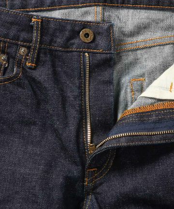 J401 14.8oz American Cotton Vintage Selvedge Classic Straight (One washed),, small image number 3