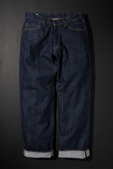 M1011RC 13.5OZ "YOSHIDENIM" GREEN LABEL WILD DUCK JEANS WIDE STRAIGHT,, small image number 4