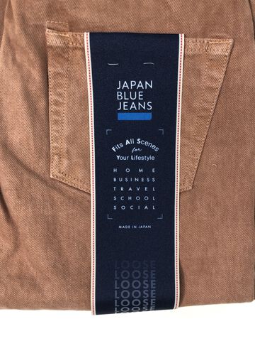 JBAG1570 13.5oz Selvedge ID KAKISHIBU Garment dye LOOSE STRAIGHT,, small image number 2