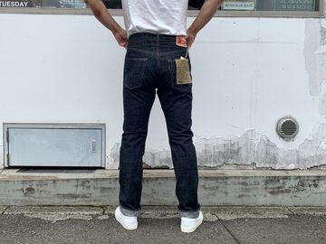 F147 TIGHT STRAIGHT 14OZ G3 SELVEDGE DENIM 5P-One Wash-34,, small image number 3