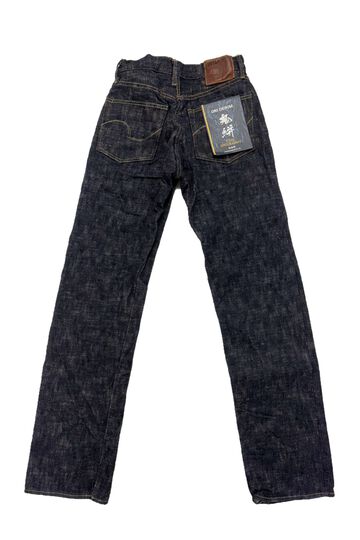 ONI595-KASURI 17oz ONI Kasuri Denim Retro style Loose Straight,, small image number 7