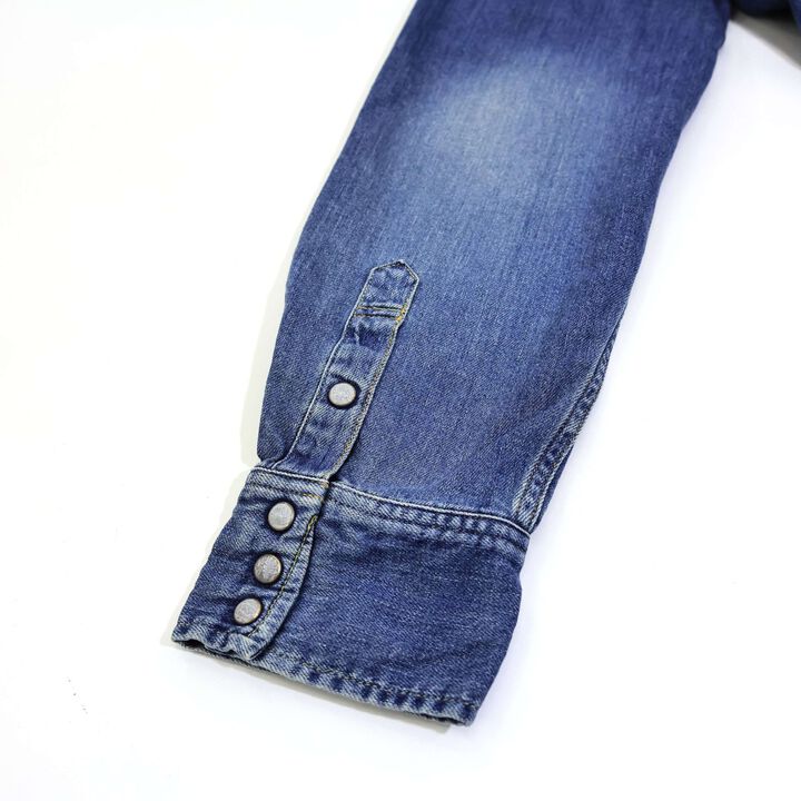F3506 DENIM WESTERN SHIRT (USED WASH),, medium image number 5