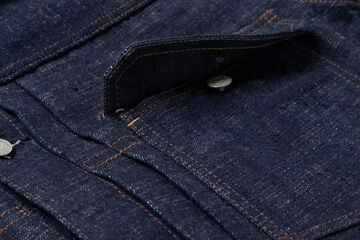 SP-107 16oz Indigo EXTREME DENIM (極) Slub Denim Jacket,, small image number 7