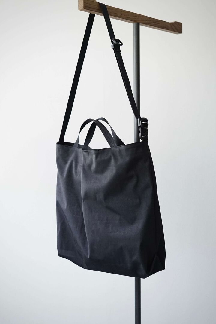 CAP709AC High Density Milcloth / Tuck Tote (BLACK),BLACK, medium image number 1