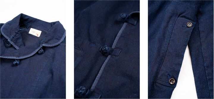 GZ-CNCA-NK China Button Coat,NANAKO BLACK, medium image number 1