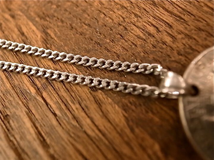 13AA-103 Quarter Dollar Necklace -diamond-,, medium image number 2