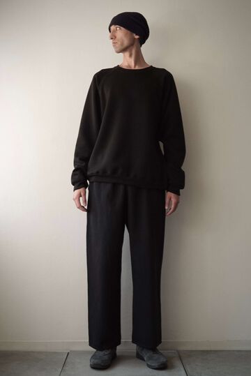 【CAPERTICA】CAP708PT45 Lite Sashiko / Wide Leg Pants,BLACK, small image number 5