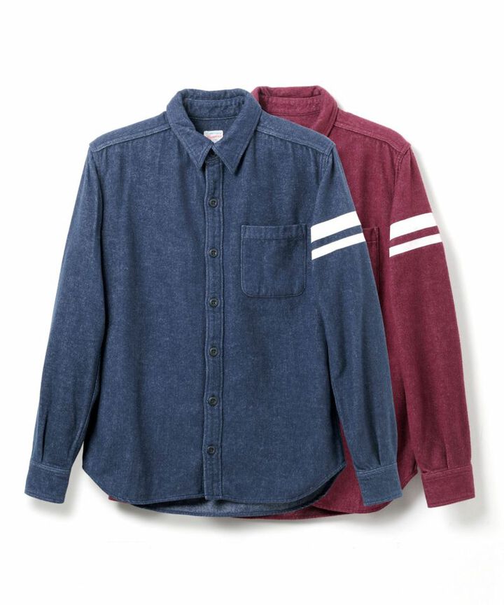 05-249 Brushed flannel work shirt(2 COLORS),, medium image number 0