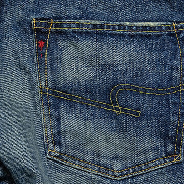 15OZ Standard Selvedge Denim Btton fly Straight Jeans,, small image number 4