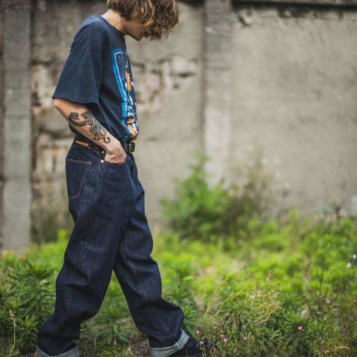 TCB Baggy 50's Jeans 13.5oz,, medium