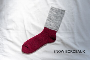 NK0208 Mohair Wool Pile Socks/Mens-SNOW NAVY-M,SNOW NAVY, small image number 6