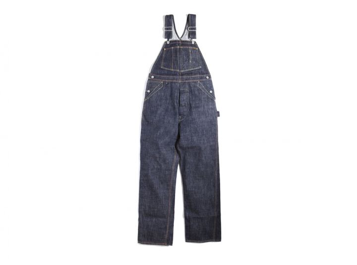 1603 Carpenter Overall Dirt Denim,, medium