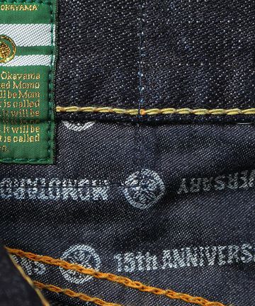 15THB09 15.7oz Deep Blue Broken Selvedge Denim Classic Straight Jeans-One Washed-29,, small image number 9